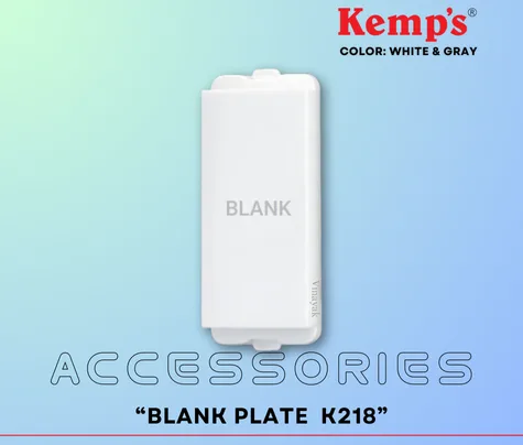 BLANK PLATE KEMPS Series K218 - Vinayak Electricals