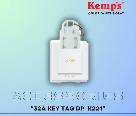32A KEY TAG DP KEMPS Series K221 - Vinayak Electricals
