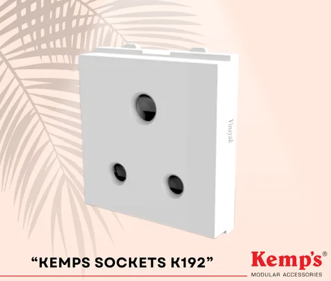 KEMPS Series Sockets K192 - Vinayak Electricals