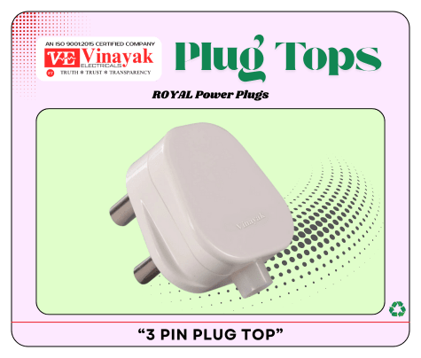 3 Pin Plug - Vinayak Electricals