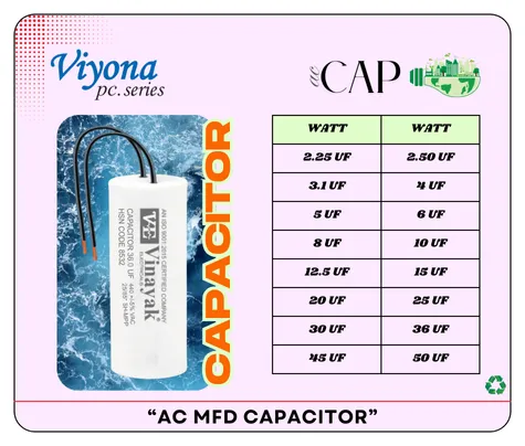 AC MFD CAPACITOR - Vinayak Electricals