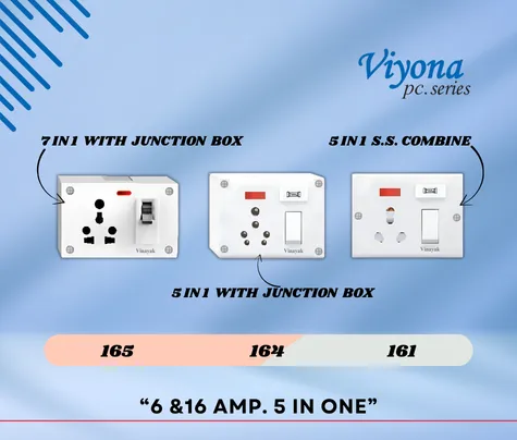 6 &16 AMP. 5 IN ONE - Vinayak Electricals