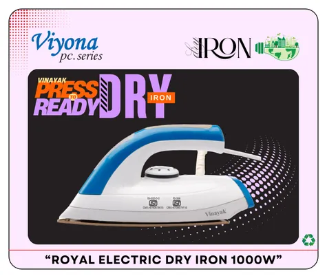 ROYAL ELECTRIC DRY IRON 1000W - Vinayak Electricals