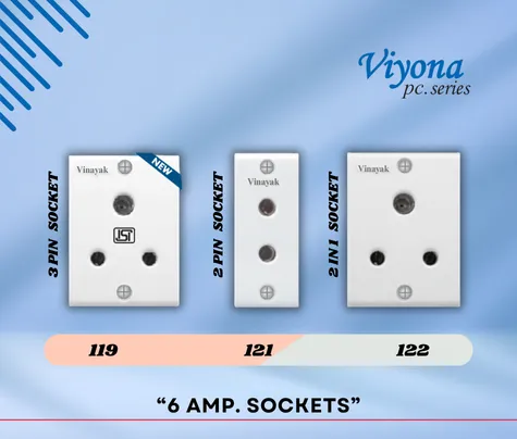 6 AMP. SOCKETS - Vinayak Electricals