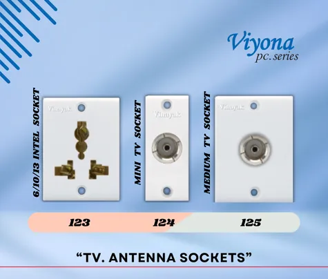 TV. ANTENNA SOCKETS - Vinayak Electricals