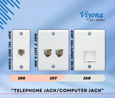 TELEPHONE JACK/COMPUTER JACK - Vinayak Electricals