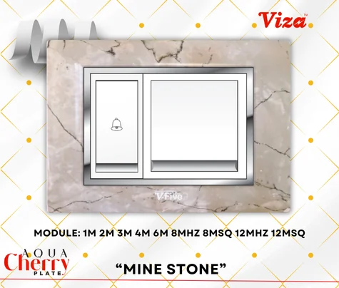 VIZA Mine Stone Modular plates - Vinayak Electricals