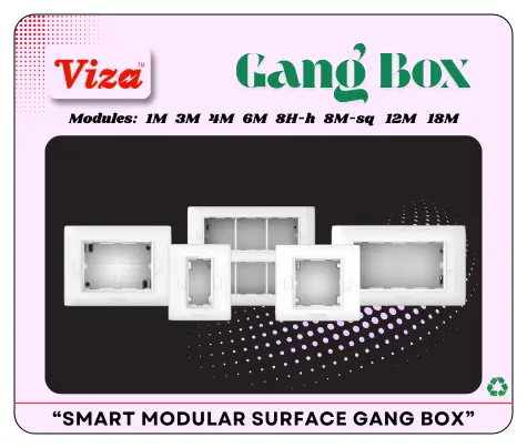 SMART MODULAR SURFACE GANG BOX - Vinayak Electricals