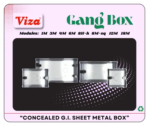 CONCEALED G.I. SHEET METAL BOX - Vinayak Electricals
