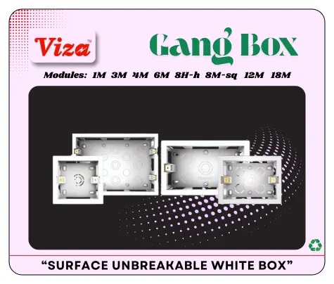 SURFACE UNBREAKABLE WHITE BOX - Vinayak Electricals