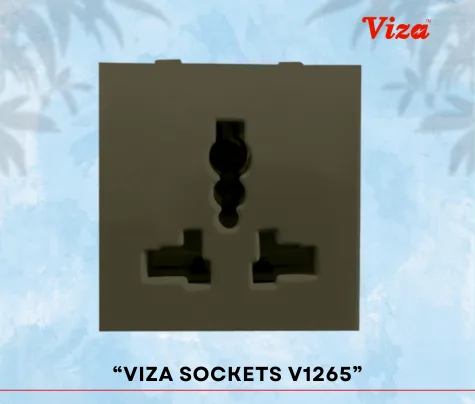 VIZA Series Sockets V1265 - Vinayak Electricals