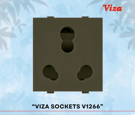 VIZA Series Sockets V1266 - Vinayak Electricals