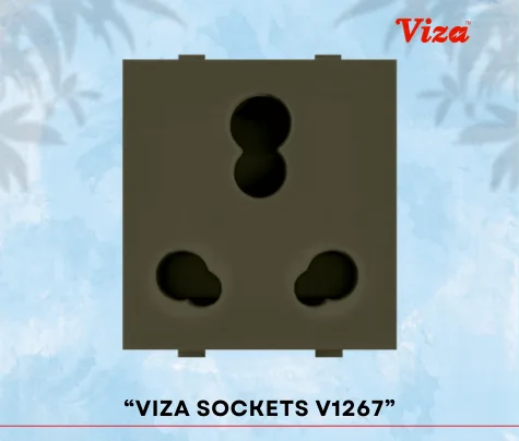 VIZA Series Sockets V1267 - Vinayak Electricals