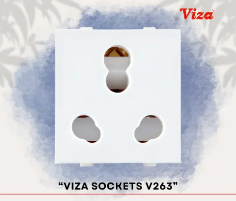 VIZA Series Sockets V263 - Vinayak Electricals